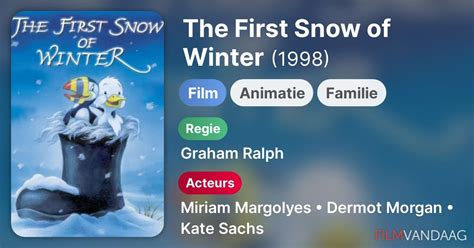 The First Snow Of Winter Film 1998 Filmvandaagnl