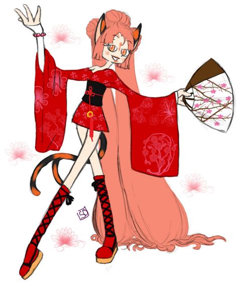 Sakura Kitty By Captain Lolania On Deviantart