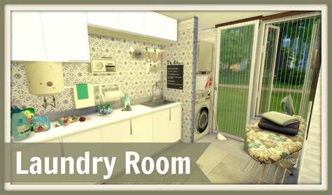 Sims 4 Laundry Room Dinha