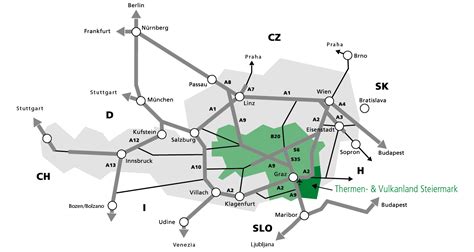 Die steiermark ist eines der neun bundesländer der republik österreich. Anreise & Routenplaner | Thermen- & Vulkanland Steiermark ...