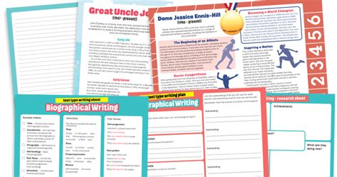 Features Of A Biography Ks2 8 Of The Best Worksheets And Resources