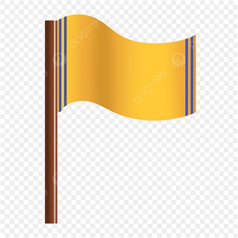 Yellow Flag Clipart Hd Png Yellow Flag Creative Cartoon Cartoon