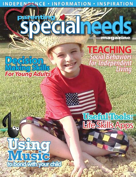 Parenting Special Needs Magazine July August 2013 Special Needs