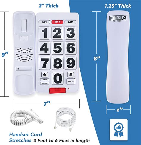 Buy Future Call Fc 8888 Big Button Phone For Seniors Large Button