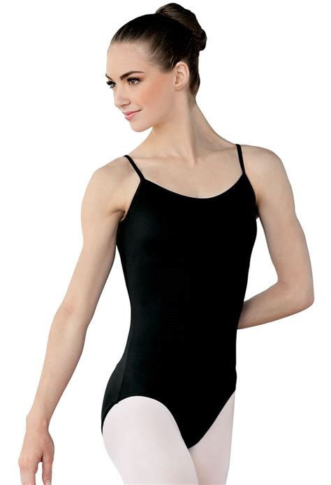 High Back Classic Camisole Leotard Black Women Gymnastics Leotard Ballet Tutu Dance Dress For