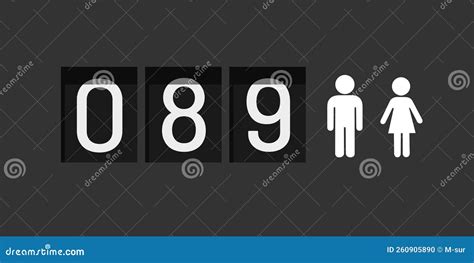 Body Count Counter Is Counting Number Of Sexual Partners Stock Vector Illustration Of