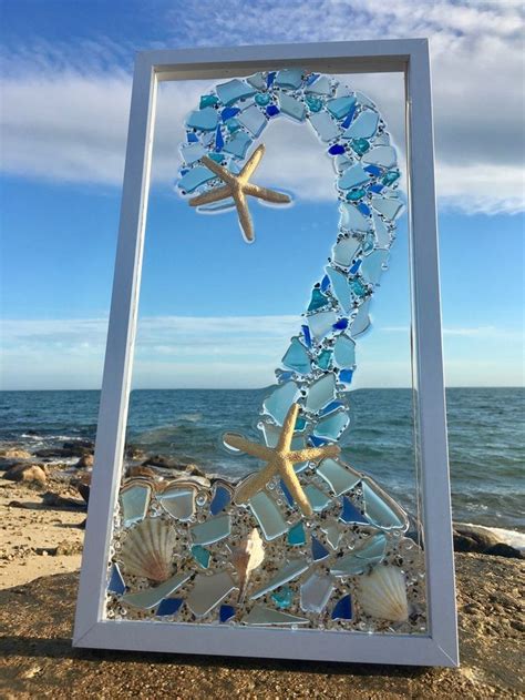 Sea Glass Window Sea Glass Art Sea Glass Art Beach