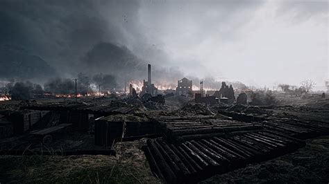 Hd Wallpaper Battlefield Battlefield 1 Fire Trenches Video Game