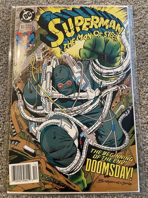 Superman The Man Of Steel 18 Newsstand Edition 1992 Comic Books