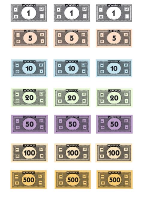 Preview Monopoly Money Template
