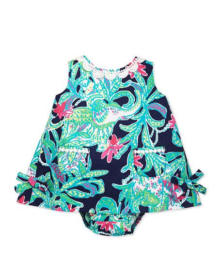 Lilly Pulitzer Baby Lilly Shift Dress Bright Navy 3 24 Months