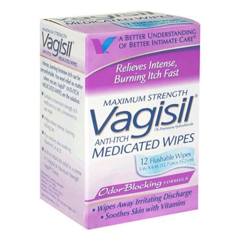 Vagisil Anti Itch Medicated Wipes Maximum Strength Ea Pricepulse