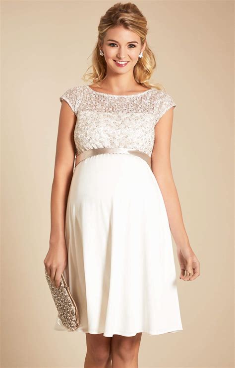 Get the best deals on maternity wedding dresses. Mia Maternity Dress Ivory - Maternity Wedding Dresses ...