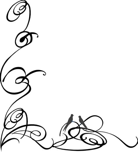 Swirl Page Borders Clipart Best
