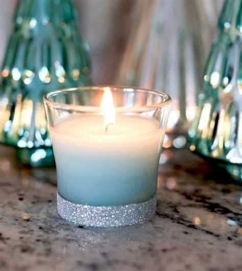 Diy Glitter Candles On Karas Party Ideas By Glade And Evite