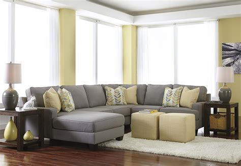 Signature Design By Ashley Chamberly Alloy Modern 4 Piece Sectional