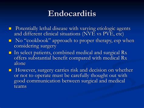 Ppt Timing Of Surgery In Endocarditis Powerpoint Presentation Free