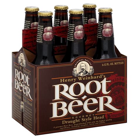 Henry Weinhards Root Beer 6 Pack Bottles 12 Oz Root Beer And Cream