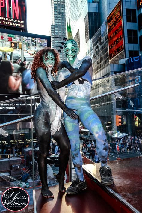 New York Body Paint Day 2014 30 Artists Painting 40 Fully Flickr