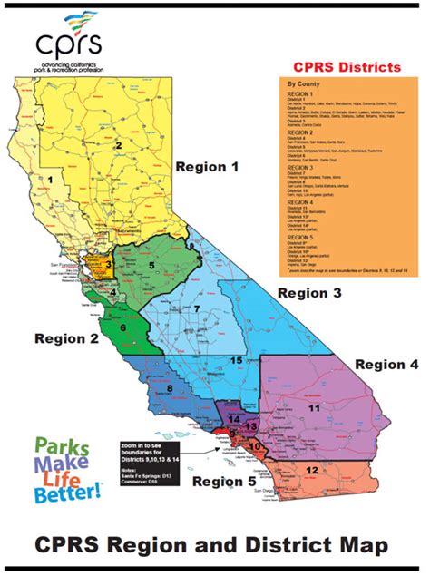 Cprs Districts California Park And Recreation Society Inc