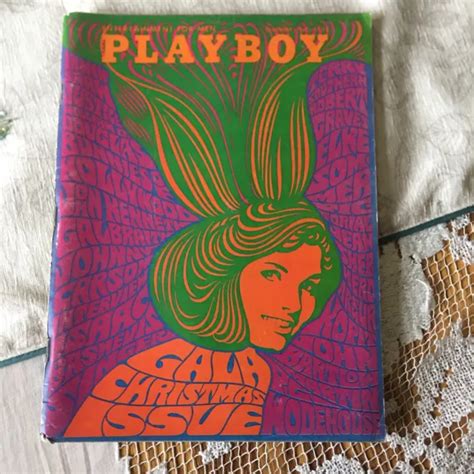 Playboy Adult Magazine December 1967 Lynn Winchell Centerfold 500