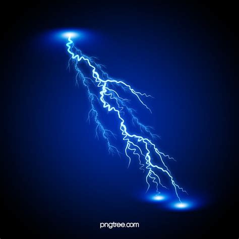 Blue Lightning Background Blue Lightning Thunder Background Image