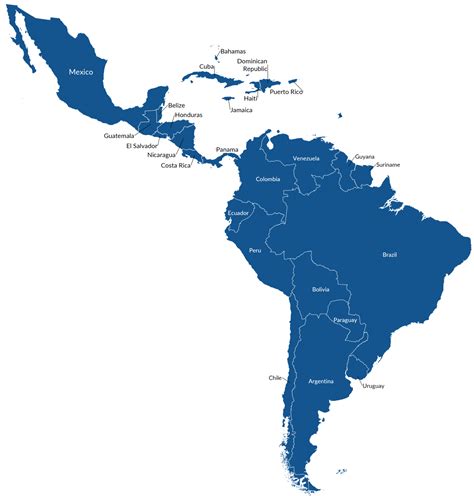 Latin America Map Latin America Map America Map Map My Xxx Hot Girl