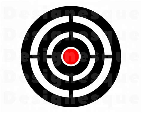 Target 2 SVG Aim Svg Target Clipart Target Aim Target | Etsy