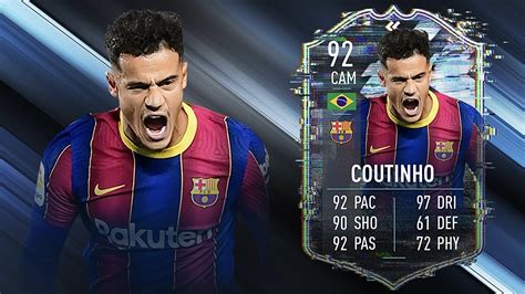 Fifa 21 Philippe Coutinho 92 Flashback Player Review I Fifa 21 Ultimate Team Youtube
