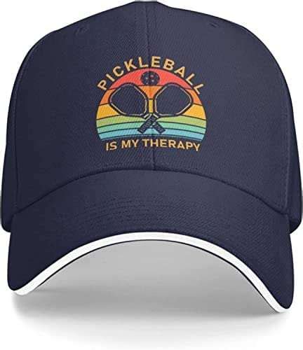 Pickleball Hat Pickleball Is My Therapy Hat For Men Baseball Hat
