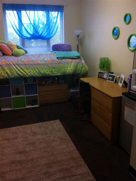 Layout For A Single Room Or Suite Style College Dorm Bright Single