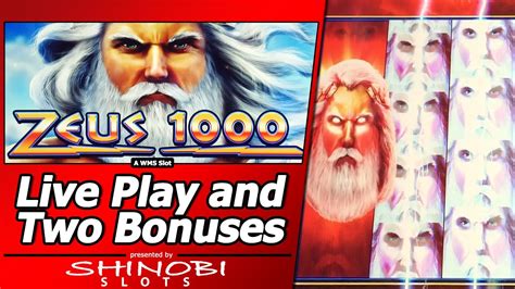 Zeus 1000 Slot Live Play And Two Bonuses In New Wms Colossal Reels
