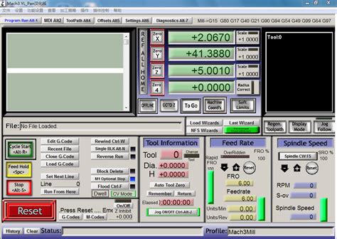 The User Interface Of Mach3