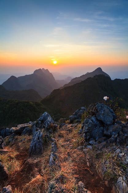 Premium Photo Landscape Sunset At Doi Luang Chiang Dao High Mountain