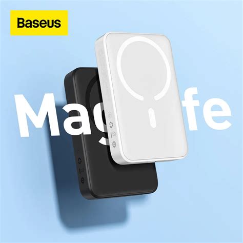 Baseus Power Bank 10000mah Mini Magnetic Wireless Fast Charge With Auto