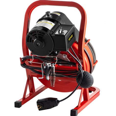 Vevor 75ft X 12inch 370w Drain Cleaning Machine Portable Electric