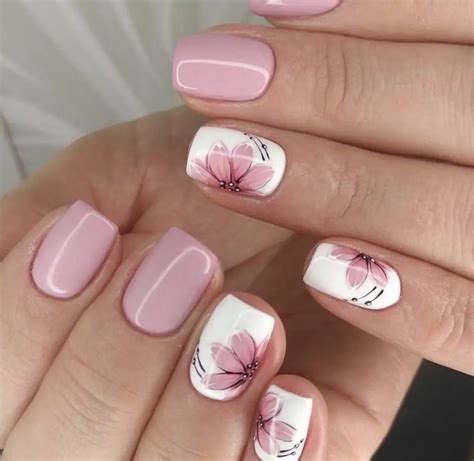 30 Easy And Stunning Flower Nail Designs To Try In 2022 Honestlybecca