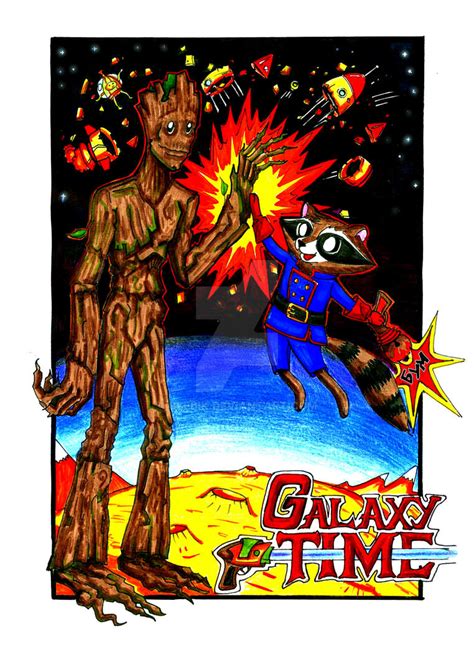 Groot And Rocket Raccoon By Glebik On Deviantart
