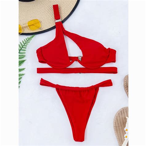 Cheap Push Up Bikinis Micro Bikini Set Sexy Swimsuits Female Thong Swimwear Brazilian Biquini