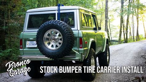 James Duff Heavy Duty Stock Bumper Tire Carrier Install Youtube