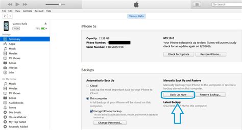 How To Perform A Full Iphone Backup Via Itunes Iphonetricks Org