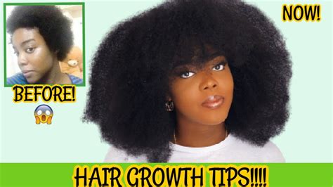 how i grew my natural 4c hair super fast and long grow longer and healthier 4c natural hair