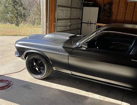 All Black 1969 Ford Mustang Mach 1 Looks Like A Spawn From Hell Goes
