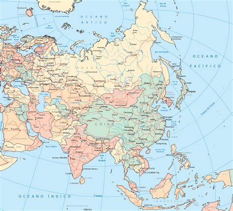Mapas Asia China Malasia India Japón Tailandia Filipinas Israel