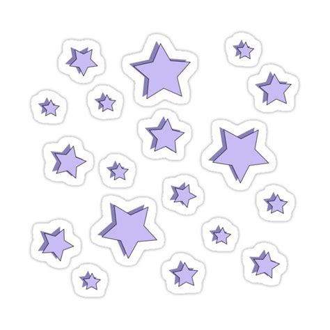 Pastel Purple Star Pack Sticker By Alexis000 Tumblr Stickers