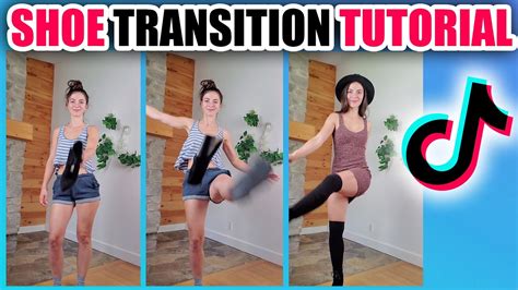 Tiktok Shoe Kick Outfit Change Transition Tutorial Step By Step Youtube