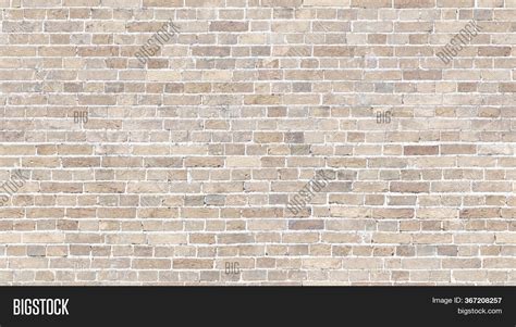 Beige Brick Wall Image And Photo Free Trial Bigstock
