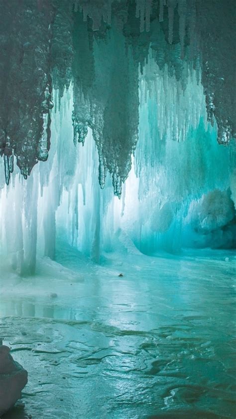 Grotte Stalaktiten Stalagmiten Eis Höhle 1920x1200 Hd