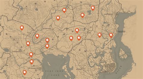 Red Dead Redemption 2 🎟️ Guide Map Finder “secret” Locations