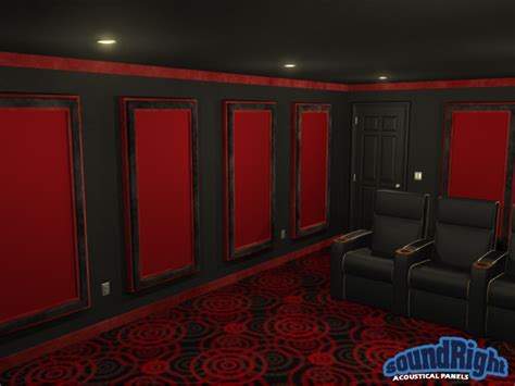 Designing a home theater requires intimate knowledge of many industries. Acoustical Framed Wall Panels for Home Theaters